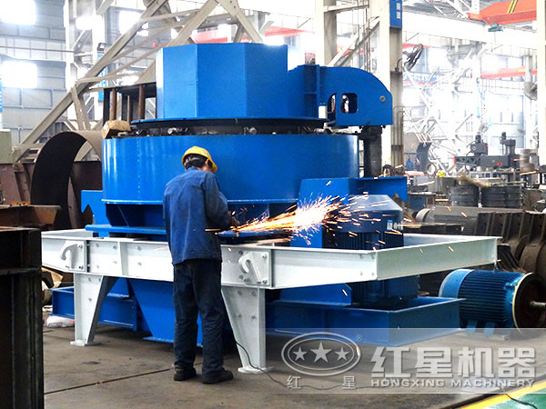 制砂機(jī)生產(chǎn)車(chē)間 制砂機(jī)生產(chǎn)車(chē)間