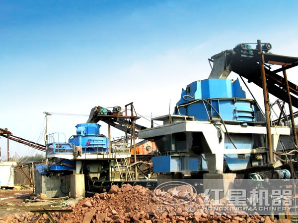 制砂生產現場 制砂生產現場