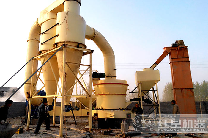 重晶石磨粉現場拍攝 重晶石磨粉現場拍攝