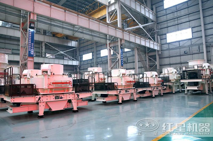 大的小的型號不同的制沙機設(shè)備