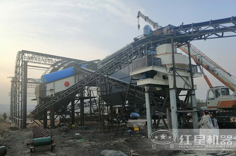 紅星為以往用戶設(shè)計的制砂生產(chǎn)現(xiàn)場