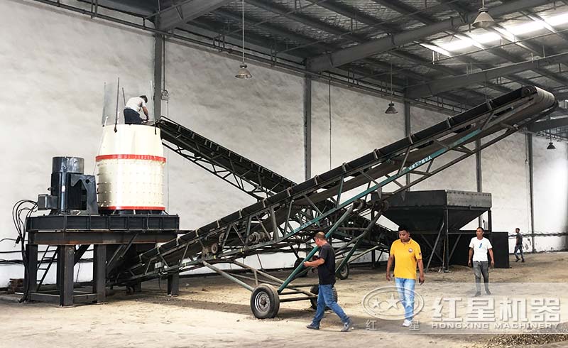 復合式制砂機現場