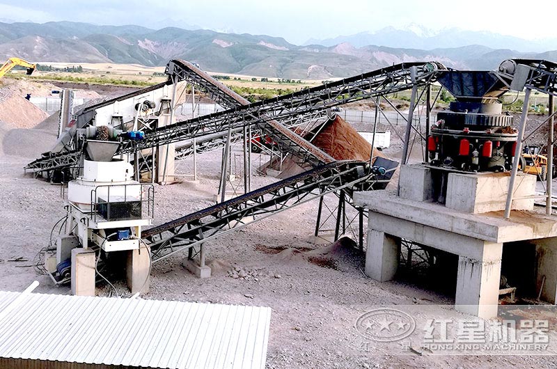 砂石骨料生產(chǎn)線現(xiàn)場 砂石骨料生產(chǎn)線現(xiàn)場