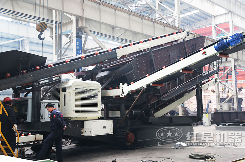 移動(dòng)式破碎站生產(chǎn)車(chē)間 移動(dòng)式破碎站生產(chǎn)車(chē)間