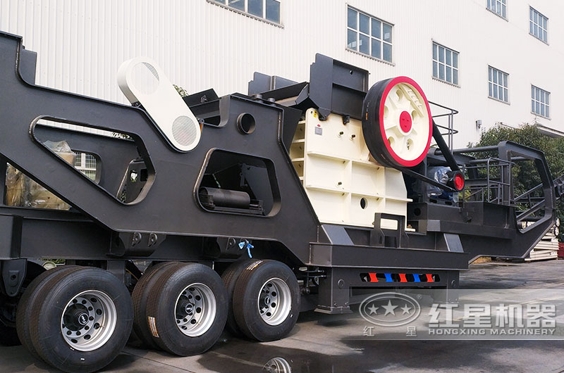 顎式輪胎移動破碎機(jī)