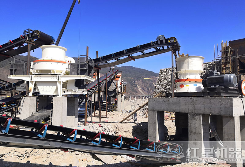 單缸圓錐破適合破碎硬料，HVI制砂機節(jié)能