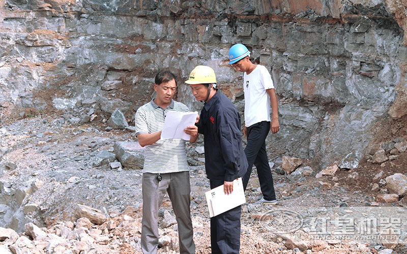 紅星機(jī)器售后人員現(xiàn)場實(shí)地考察