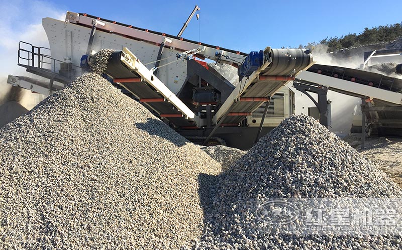 毛石粉碎成石子，成品規(guī)格滿足各種需求